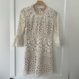 Anna Sui lace mini dress